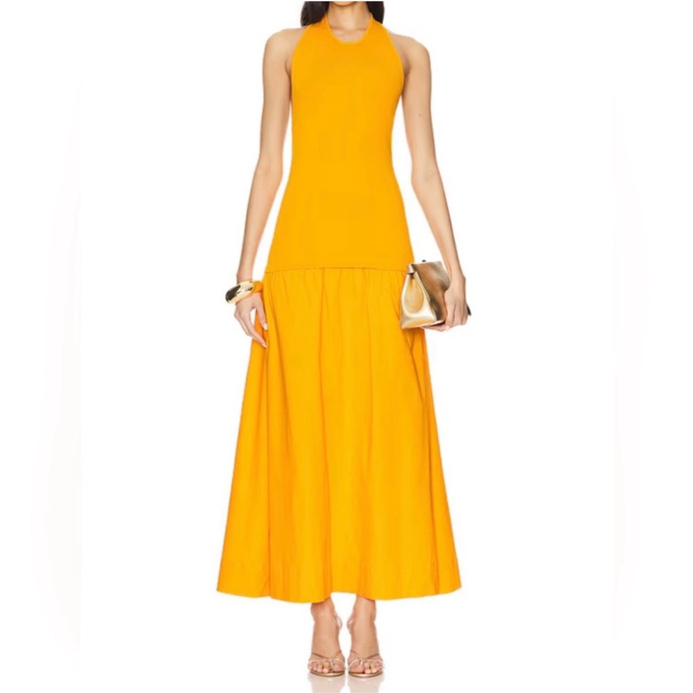 Simon Miller Orange Midi Dress